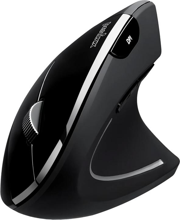 Image du produit Perixx PERIMICE-813, souris ergonomique multi-appareils, sans fil, noire (Sans fil)