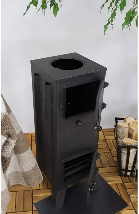 Immagine prodotto Markone Stufa Magnus con mattone GT7PR nero Stufa per officina