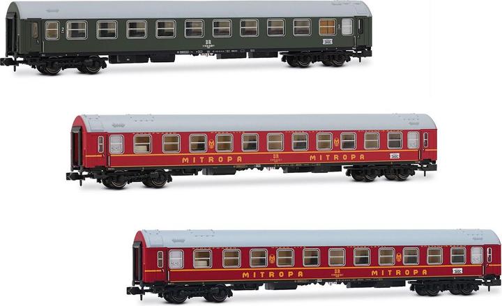 Image du produit Arnold DR Coffret de 3 voitures voyageurs OSShD type B Spree-Alpen-E (Voie IV)