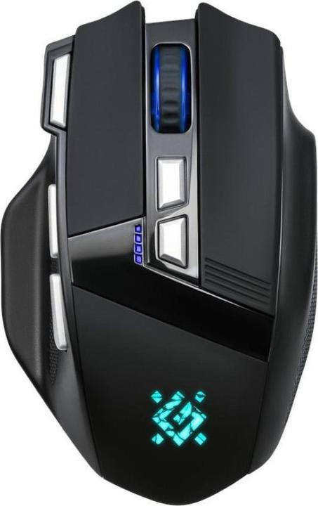Produktbild Defender Mysz gamingowa bezprzewodowa Knight GM-885 3200DPI 8P Czarna (Kabellos)