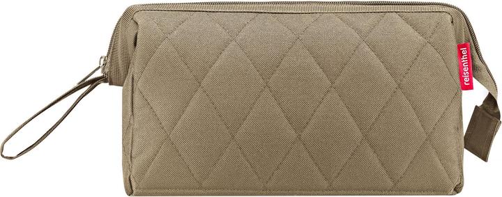 Actual product image reisenthel Necessaire Travelcosmetic Rhombus Olive (4 l)