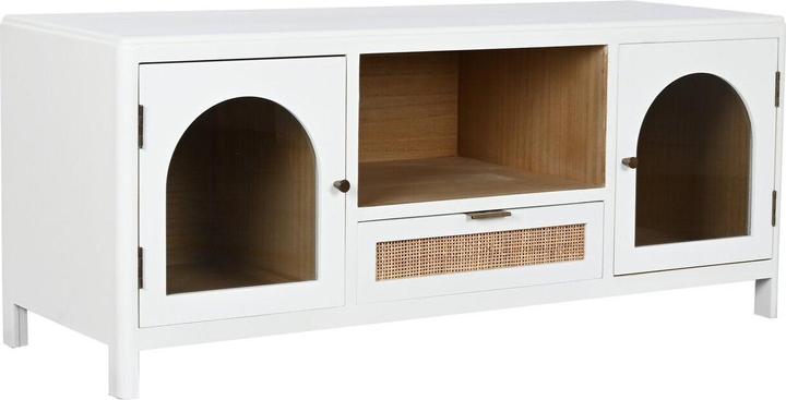 Actual product image Esprit TV furniture Home White Crystal Paolownia wood 120 x 40 x 50 cm (120 x 40 x 50 cm)