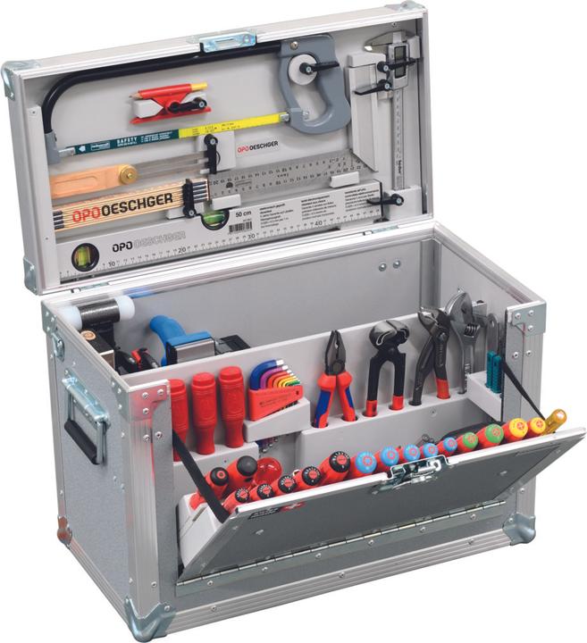Produktbild OPO Leichtbau Schreiner-Werkzeugkiste Compact 3 (69 Teile)