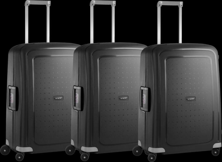 Image du produit Samsonite S'Cure Spinner 69cm Black Triple Kofferset (79 l)