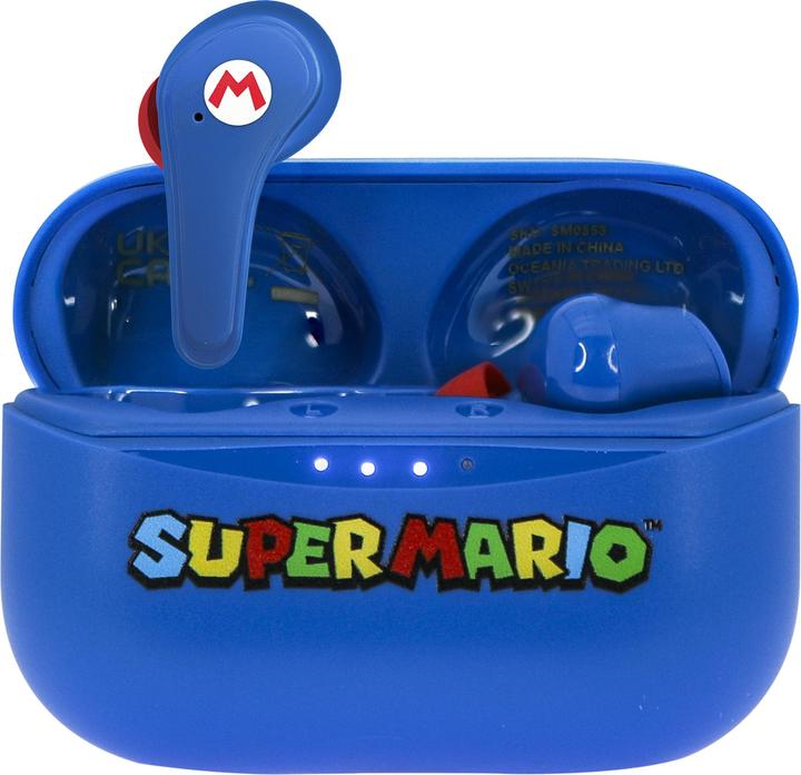 Actual product image GED Cuffie Earpods - OTL - Super Mario (Blue)