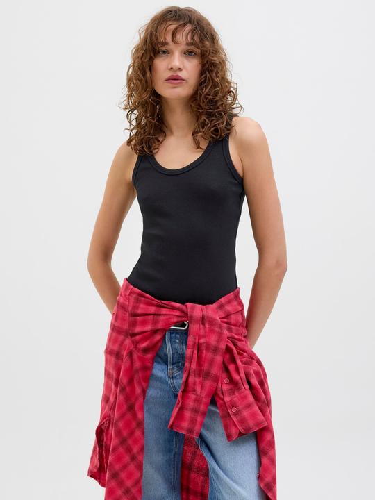Produktbild JJXX Jxfrida Sl U-Neck Top Jrs Ln (M)