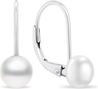 Produktbild Brilio Silver - Fine silver earrings with pearls EA409W/410/411 - Diameter: 0.8 cm