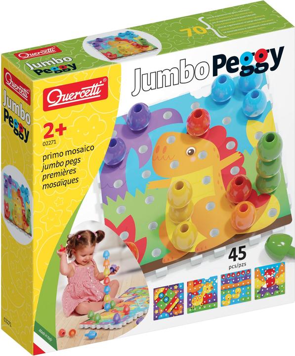 Immagine prodotto Quercetti Jumbo Insteek Tiller, 45dlg. (45 pezzi)