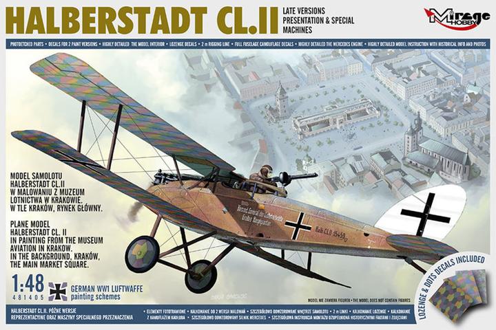 Image du produit Mirage Hobby Halberstadt Cl.Ii,Versions Tardives Présentation & Machines Spéciales