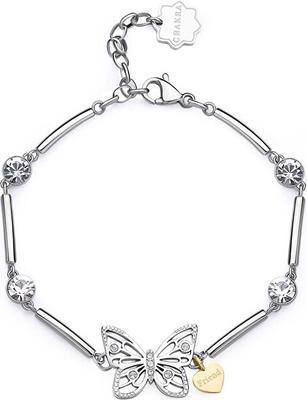 Image du produit Brosway Charming Bicolor Bracelet With Butterfly Chakra Crystals Bhkb170