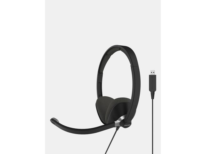 Produktbild Koss CS300 USB Communication Headsets, On-Ear, Wired, Microphone, Black (Kabelgebunden, USB-A)