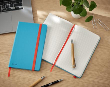 Produktbild Leitz Notizbuch Cosy 14.8 x 21 cm, Kariert, Blau (A5, Kariert, Harter Einband)