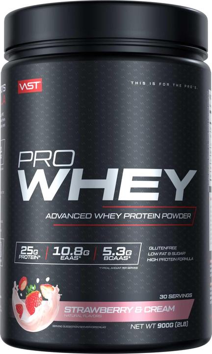 Actual product image Vast Pro Whey (900G tin) (Strawberry, 1 pcs., 900 g)