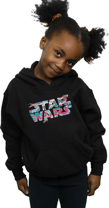 Produktbild Star Wars Wavy Ship Logo Kapuzenpullover Mädchen (140, 146)