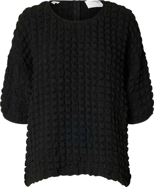 Image du produit Selected Femme Haut texturé avec manches 3/4 (M)