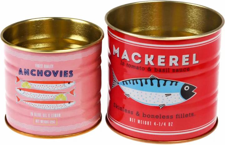 Produktbild Rex London aufbewahrungsbox aus metall poissons (x2) (8 x 7.5 cm)