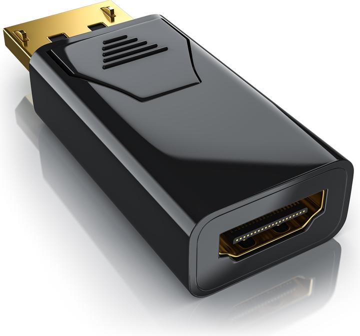 Produktbild CSL DisplayPort zu HDMI Adapter, Audio Video Adapter, Ultra HD 4k DP zu HDMI Konverter (HDMI, 2.15 cm)