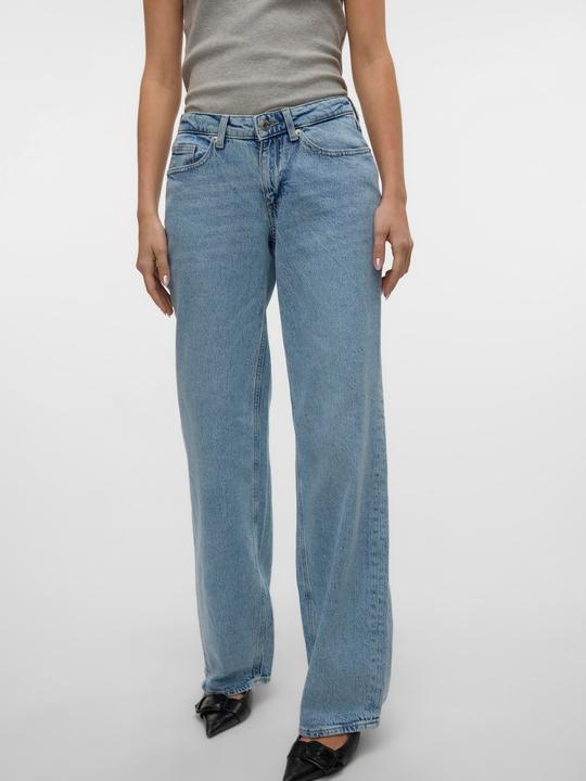 Produktbild Vero Moda VMVANESSA Niedrige Taille Weiter Beinschnitt Jeans Weit geschnitten (25)