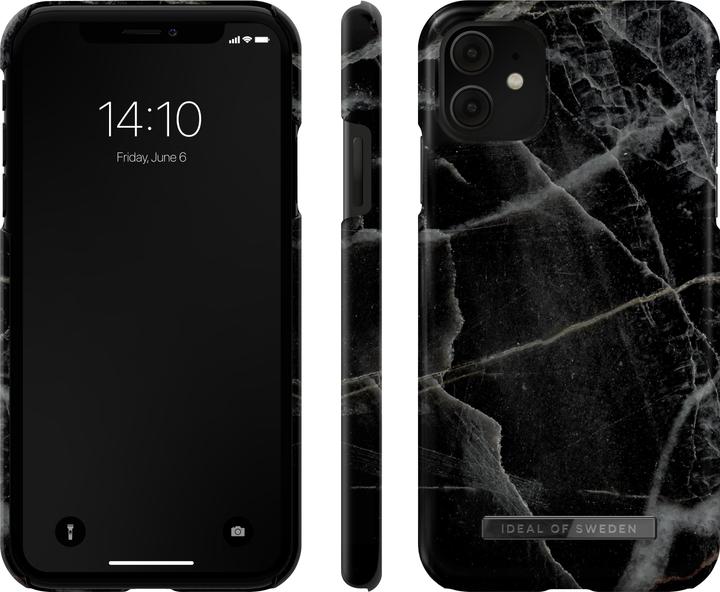 iDeal Of Sweden Designer Hard-Cover Black Thunder Marble (Apple iPhone 11)