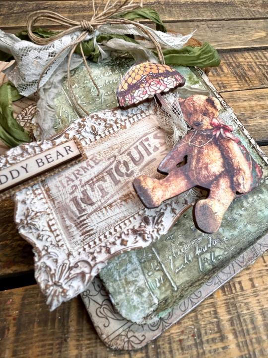 Immagine prodotto Stamperia Stencil "Brocante Antiques -Mixed Patterns", 20 x 25 cm