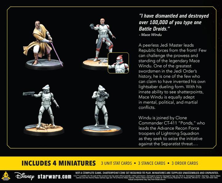 Actual product image Atomic Mass Games Star Wars Shatterpoint - This Party's Over (Squad Pack) (Multilingual)