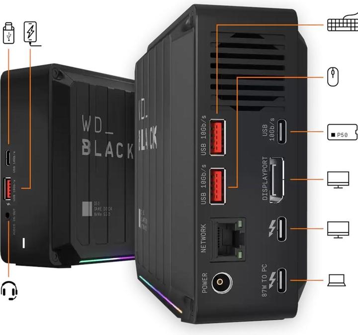 Actual product image WD BLACK D50 Game Dock (1 TB)
