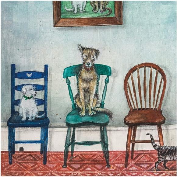 Image du produit Universal Textiles Chaises musicales imprimées (40 x 40 cm)