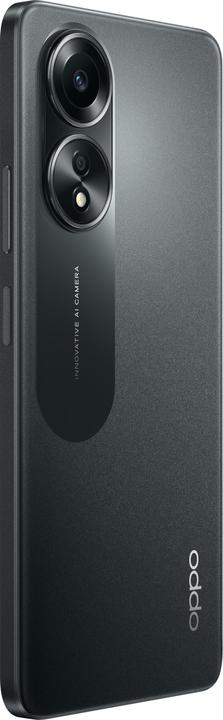 Actual product image OPPO A58 (128 GB, Glowing Black, 6.72", Dual SIM, 50 Mpx, 4G)
