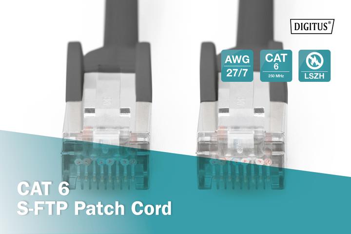 Image du produit Digitus Câble de raccordement (S/FTP, CAT6, 10 m)