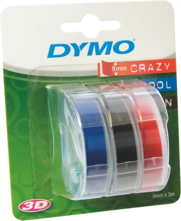 Immagine prodotto Dymo Nastro per goffratura 3D (0.90 cm, Blu, Nero, Rosso)