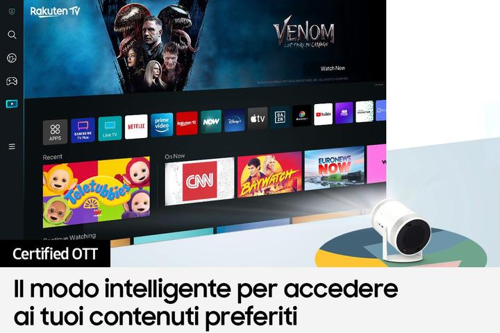 Actual product image Samsung The Freestyle (Full HD, 230 lm, 1.2:1)