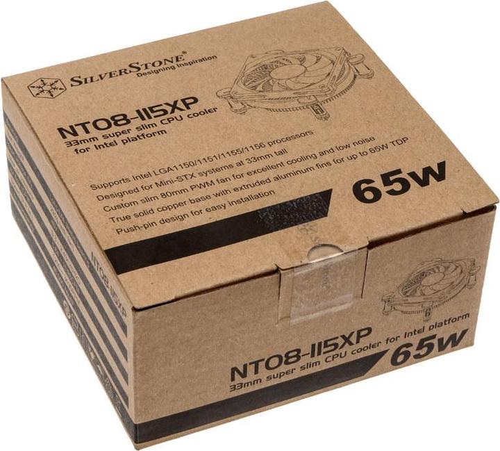 Produktbild Silverstone SST-NT08-115XP CPU-Kühler (33 mm)