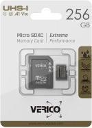 Produktbild Verico 256GB microSD C10 UHS-1 Speicherkarte ( inkl. Adapter ) (256 GB, microSDXC, U1, UHS-I)