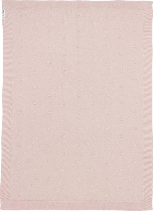 Produktbild Meyco Babydecke gross Mini Knots - soft pink - 100x150cm (100 x 150 cm)