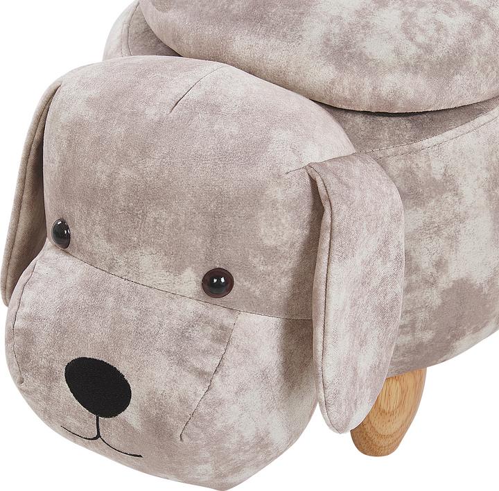 Actual product image Beliani Bilian Pufa beast with a veil, beige DOGIS.