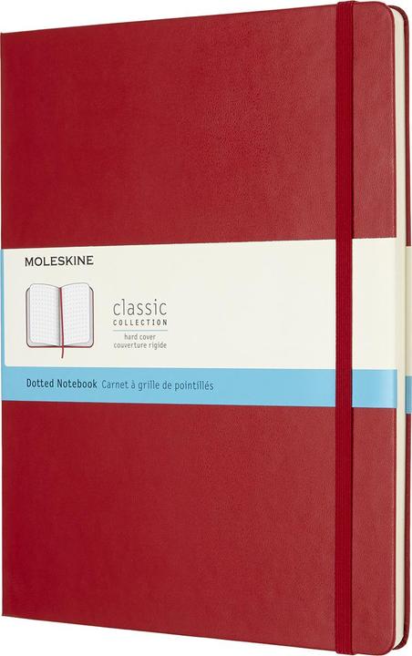 Image du produit Moleskine Carnet de notes XL (19 x 25 cm, Règle spéciale, Couverture rigide)