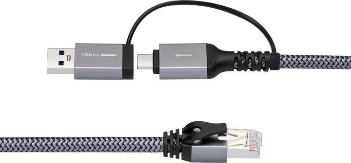 Produktbild MicroConnect CAT6 FTP to USB A-C adapter (CAT6, 5 m)