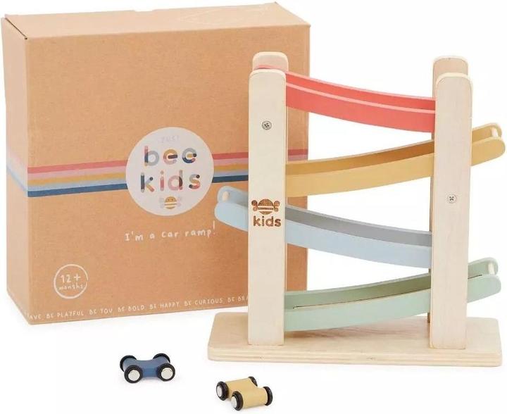 Actual product image Just Bee Kids Wooden Car Ramp Toy