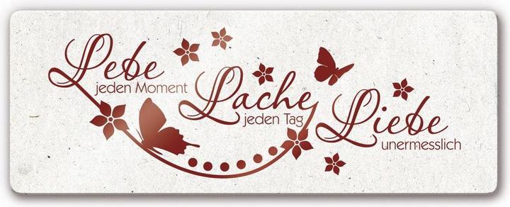 Produktbild Trenddeko Lebe jeden Moment... Panorama (120 x 50 cm)