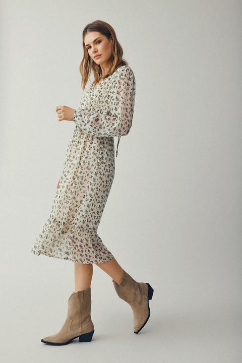 Actual product image Vila Long sleeve midi dress (40)