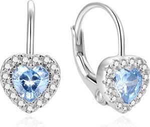Produktbild Beneto Romantic earrings in the shape of hearts AGUC1272DL