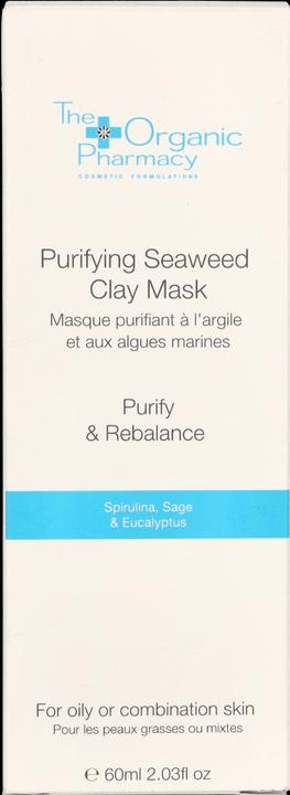 Image du produit The Organic Pharmacy Purifying Seaweed Clay Mask (60 ml)