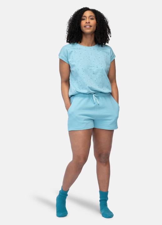 Actual product image greenjama Short in textured pattern (40)