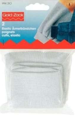Produktbild Prym Elastic-Ärmelbündchen, weiss 9 cm, Karte 2 Stk.