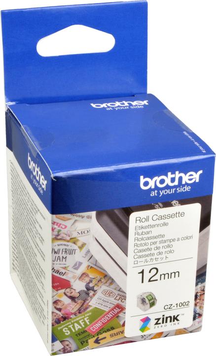 Produktbild Brother CZ-1002 Etikettenrolle (1.20 cm, Weiss)