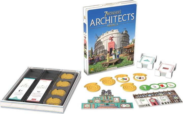 Image du produit Repos Production 7 Wonders Architects - Medals, jeu de cartes, pour 2-7 joueurs, âge 8+ (FR-Erw (Allemand)