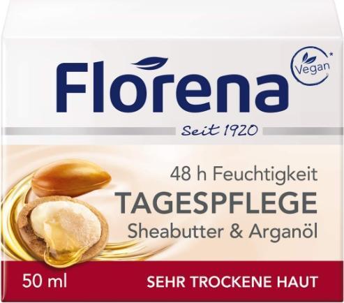 Actual product image Florena Face cream with shea butter per day, 50 ml (50 ml, Day cream)