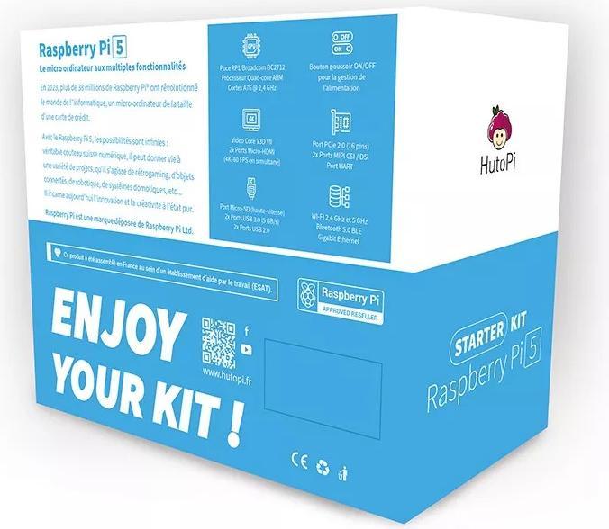 Produktbild HutoPi Raspberry Pi 5 Starter Kit - 8GB version