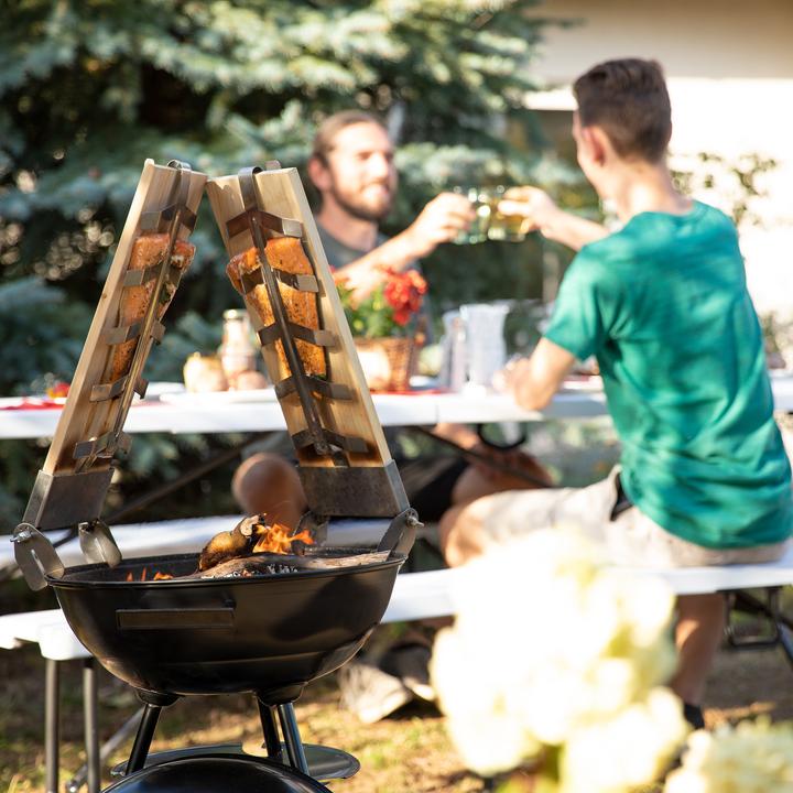 Image du produit Relaxdays Planches de cuisson à la flamme