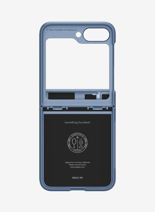 Actual product image Spigen Tough Armor TPU Back Cover Blue Samsung Galaxy Z Flip 6 (Samsung Galaxy Z Flip6)